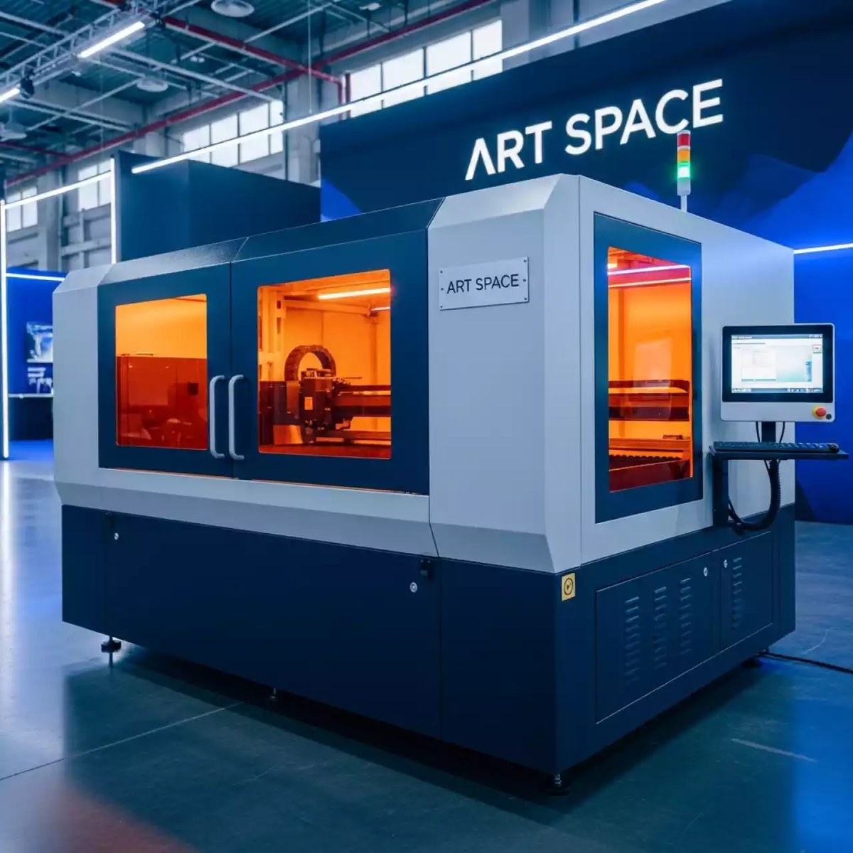 Аренда Станок для лазерной резки листового металла Linzlaser MFSC 3015 1000 W в VK Stadium Sirius — ART SPACE