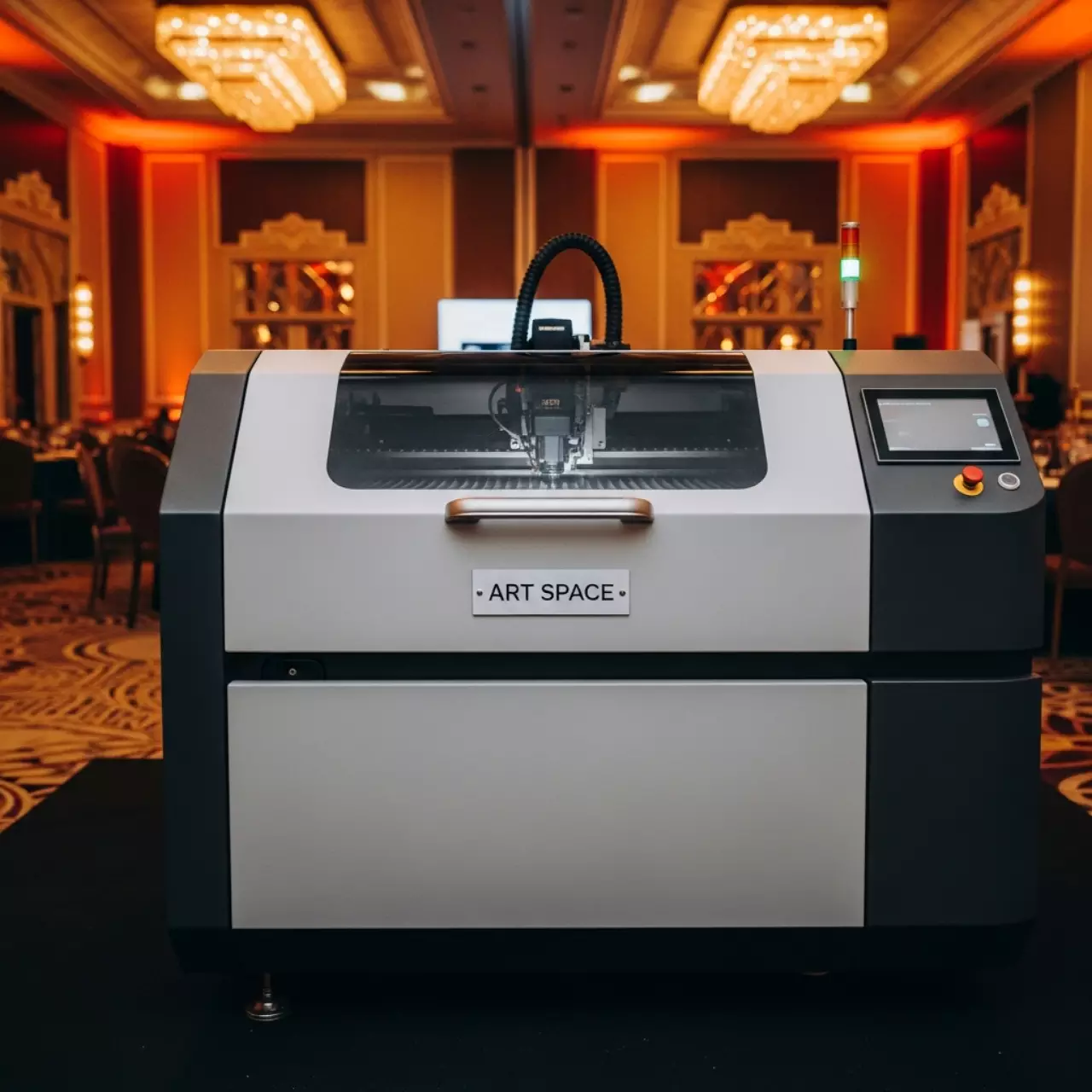 Аренда Станок для лазерной резки листового металла Linzlaser MFSC 3015 6000 W в Radisson Collection Paradise — ART SPACE