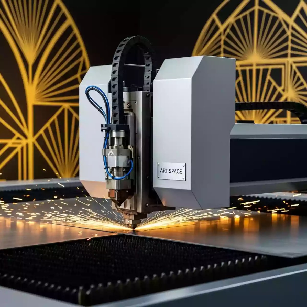 Аренда Станок для лазерной резки листового металла Linzlaser MFSC 3015 6000W в Mantera Supreme — ART SPACE