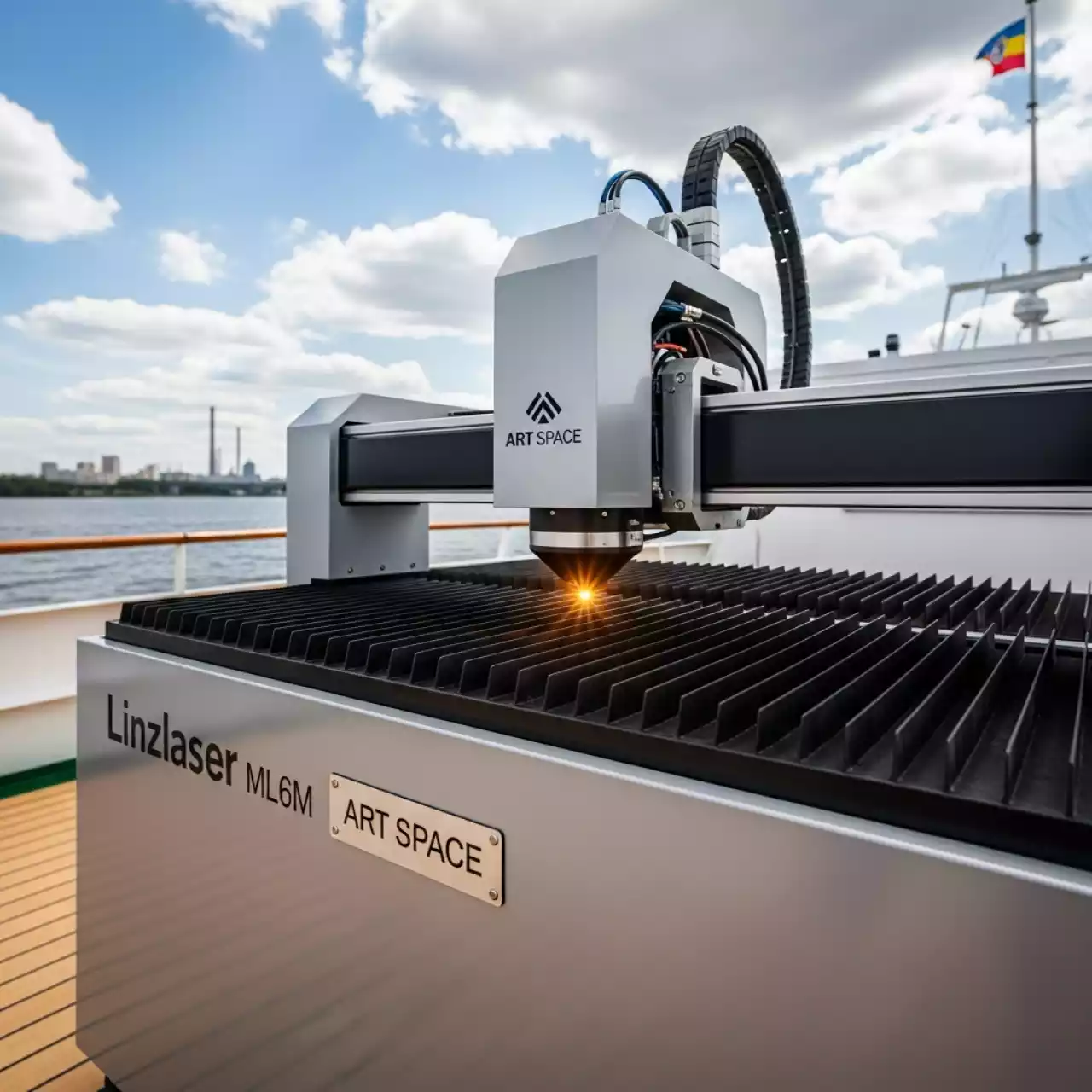 Аренда Станок для лазерной резки металлических труб Linzlaser ML6M 6000W на теплоходе «Дагомыс» — ART SPACE