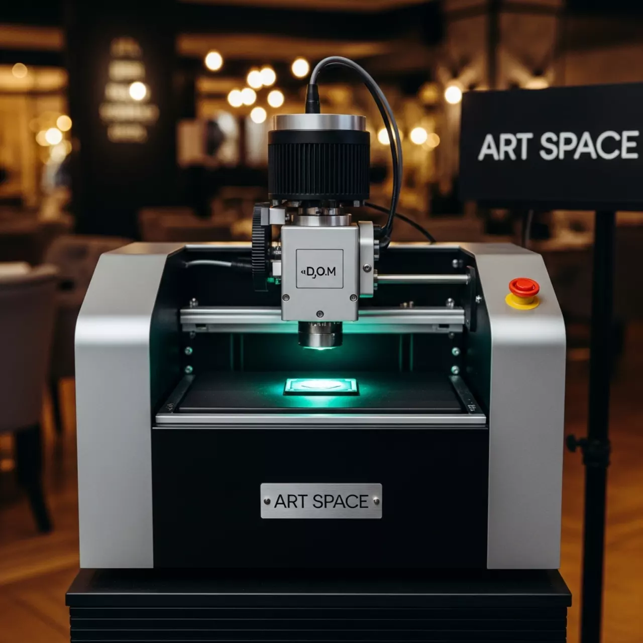 Аренда Станок гравировальный лазерный Two Trees TS3 в ресторане «D.O.M» — ART SPACE