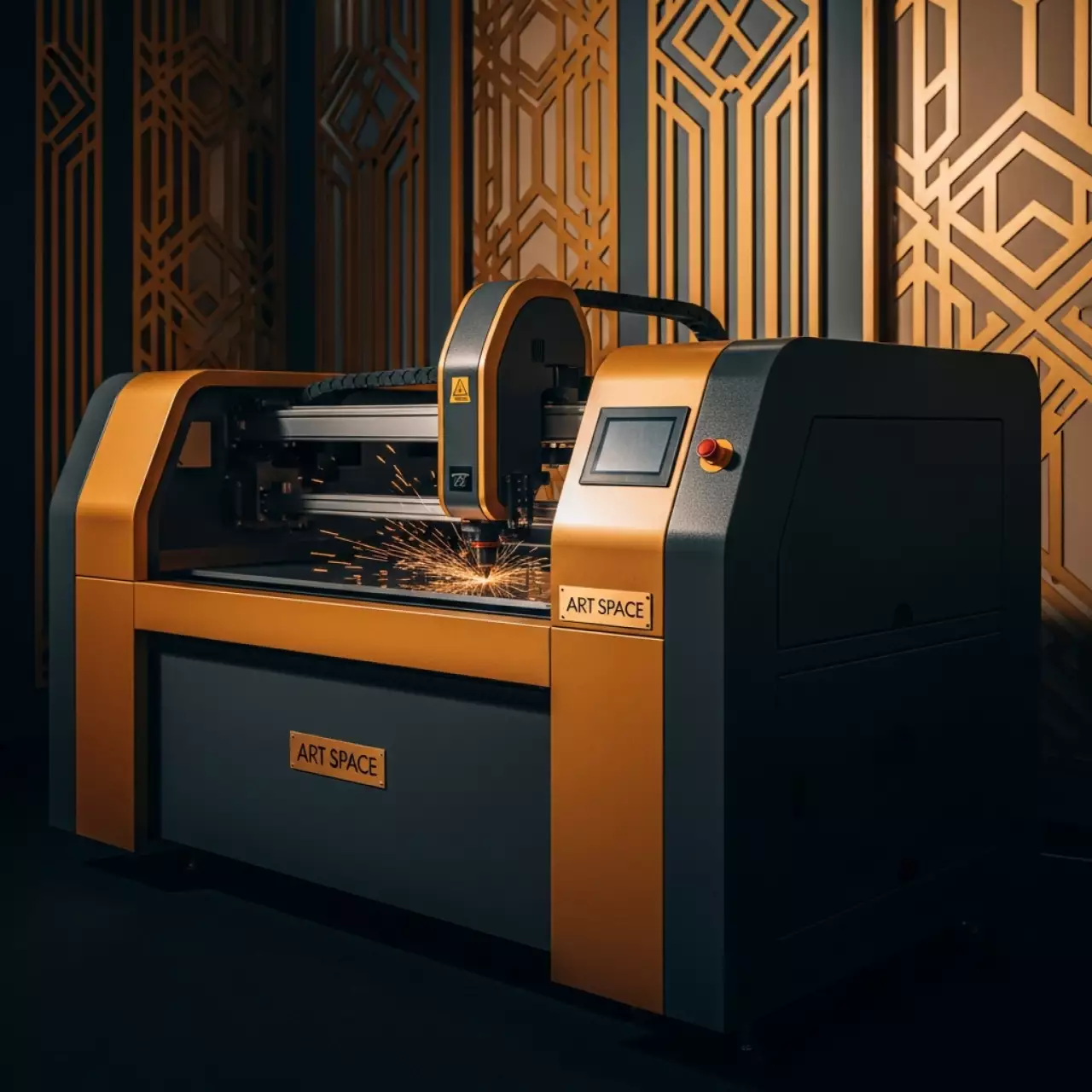 Аренда Станок лазерной резки листового металла Linzlaser MFSC 3015 1000 W в VK Stadium Sirius — ART SPACE