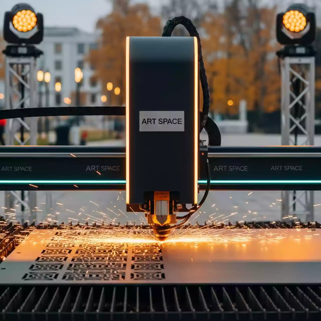 Аренда Станок лазерной резки листового металла Linzlaser MFSC 3015 6000 W в Stella di Mosca — ART SPACE