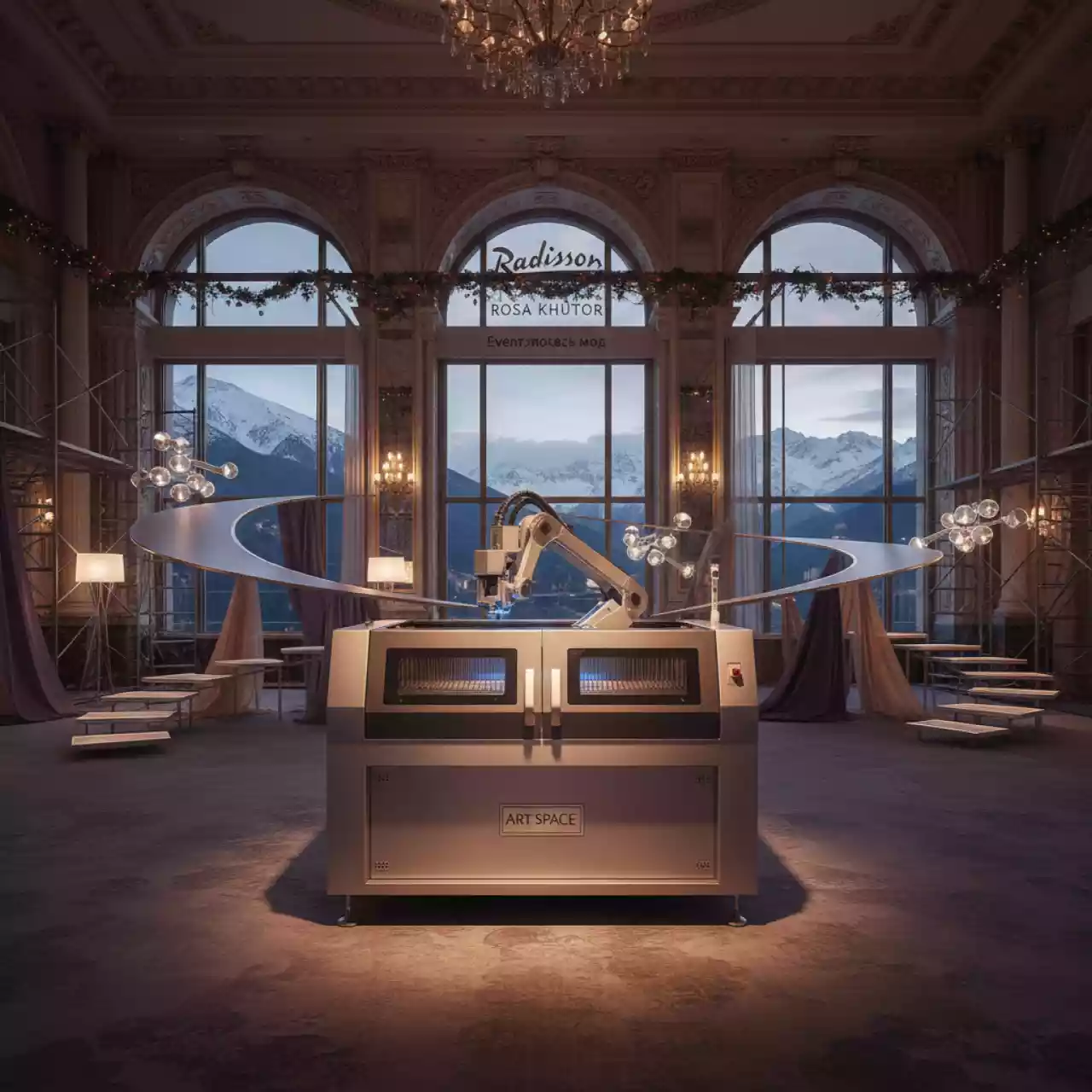 Аренда Станок лазерный B Power A12025 12000WB в Radisson Hotel Rosa Khutor — ART SPACE