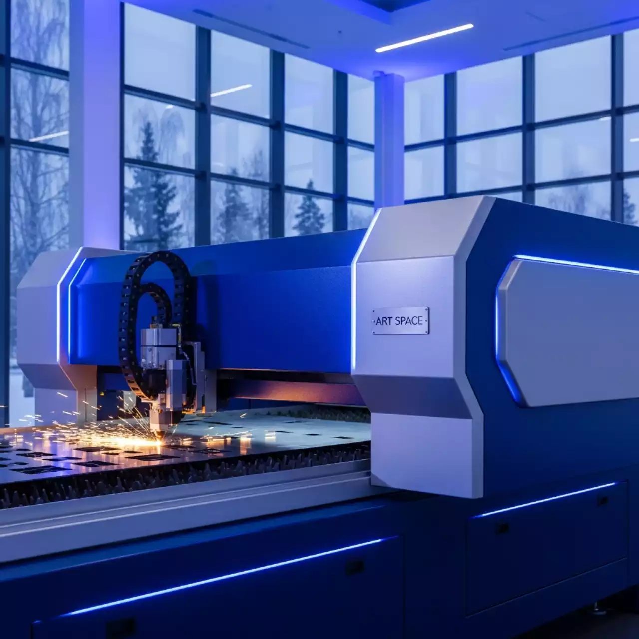 Аренда Станок лазерный B Power A3015 6000W в Университете «Сириус» — ART SPACE