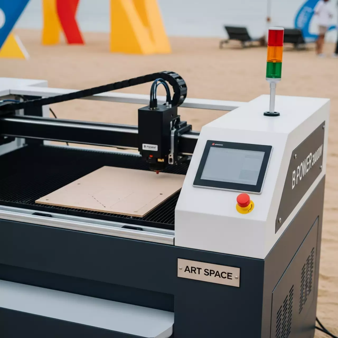 Аренда Станок лазерный B Power A6020 30000W на пляже «Мандарин» — ART SPACE