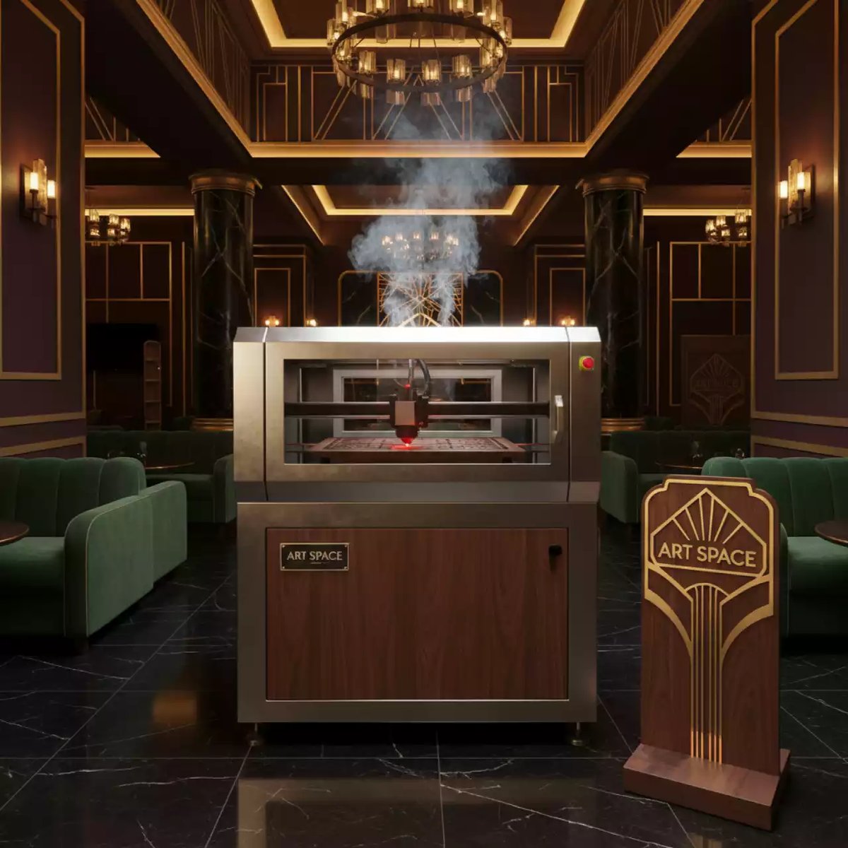 Аренда Станок лазерный гравировальный Vektor BHL 6040 в Gamma Sirius — ART SPACE