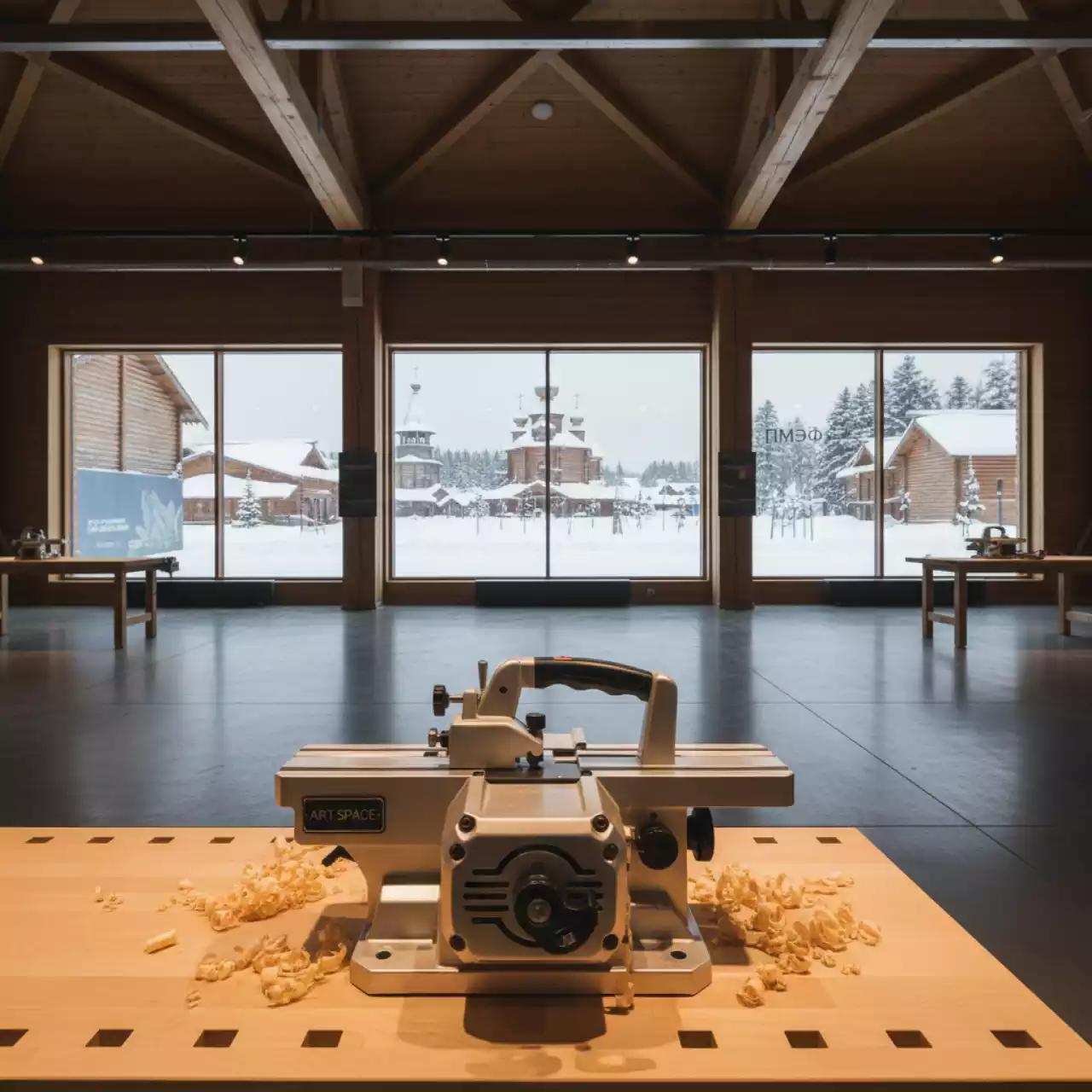 Аренда Станок рейсмусовый Makita 2012NB 1650 Вт в этно-парке «Моя Россия» — ART SPACE