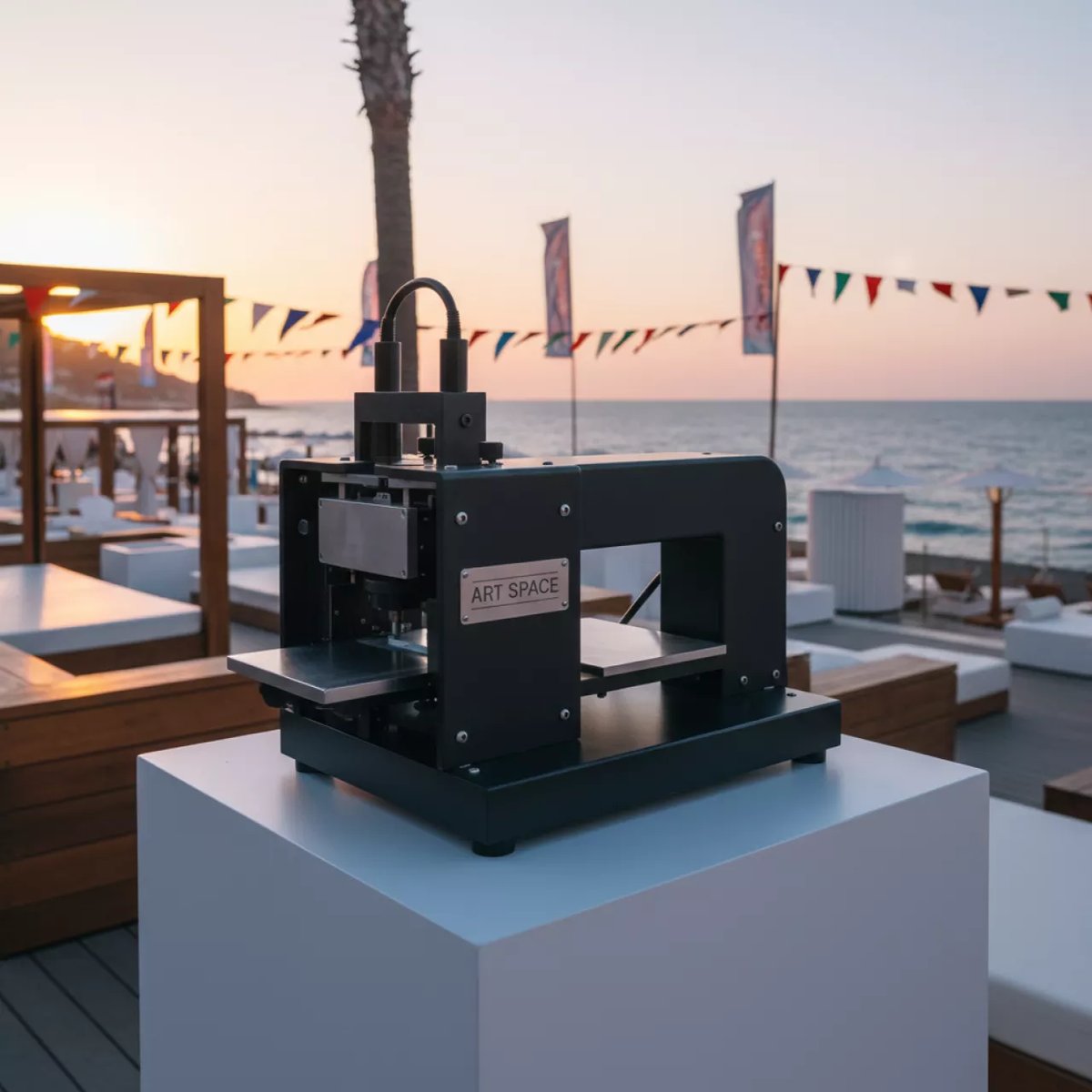 Аренда Станок тампонный Winon WN 121 на пляжных клубах Хосты — ART SPACE