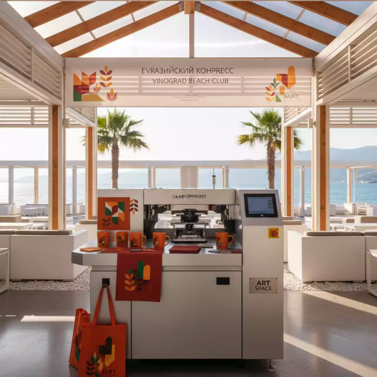 Аренда Станок тампонный Winon WN 122A в пляжном комплексе VinoGrad — ART SPACE