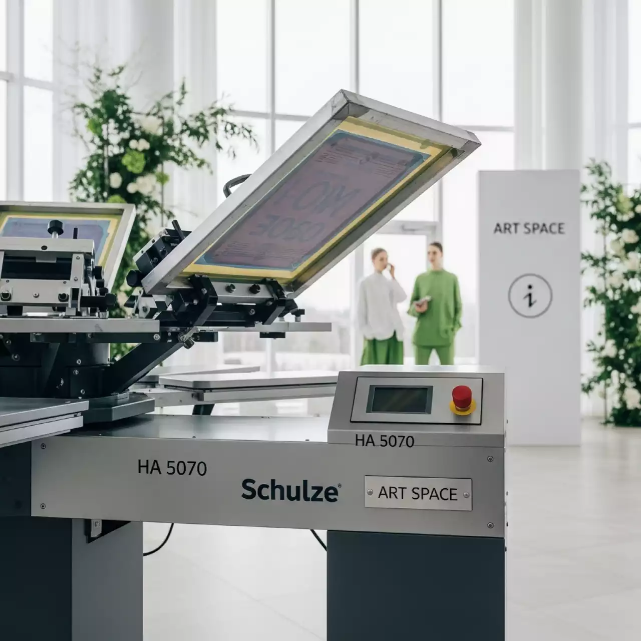 Аренда Станок трафаретный Schulze HA 5070 в банкетном зале «Дельфин» — ART SPACE