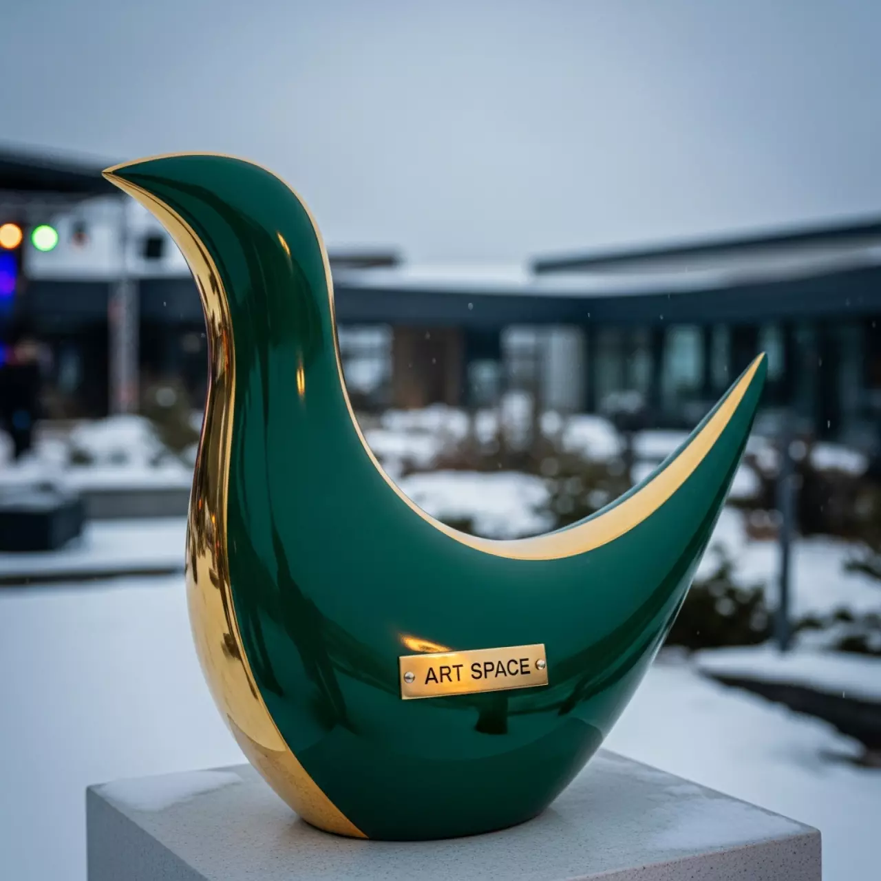 Аренда Статуэтка Green Bird в Sport Inn Hotel & Wellness — ART SPACE