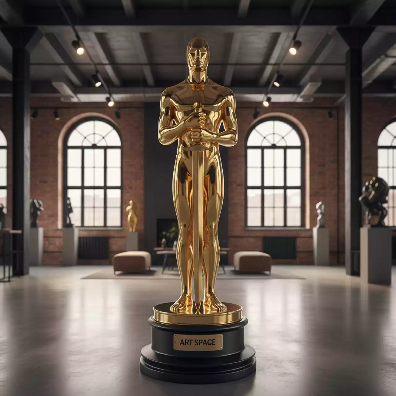 Аренда Статуэтка Оскар объемная в лофте «Студия 21» — ART SPACE