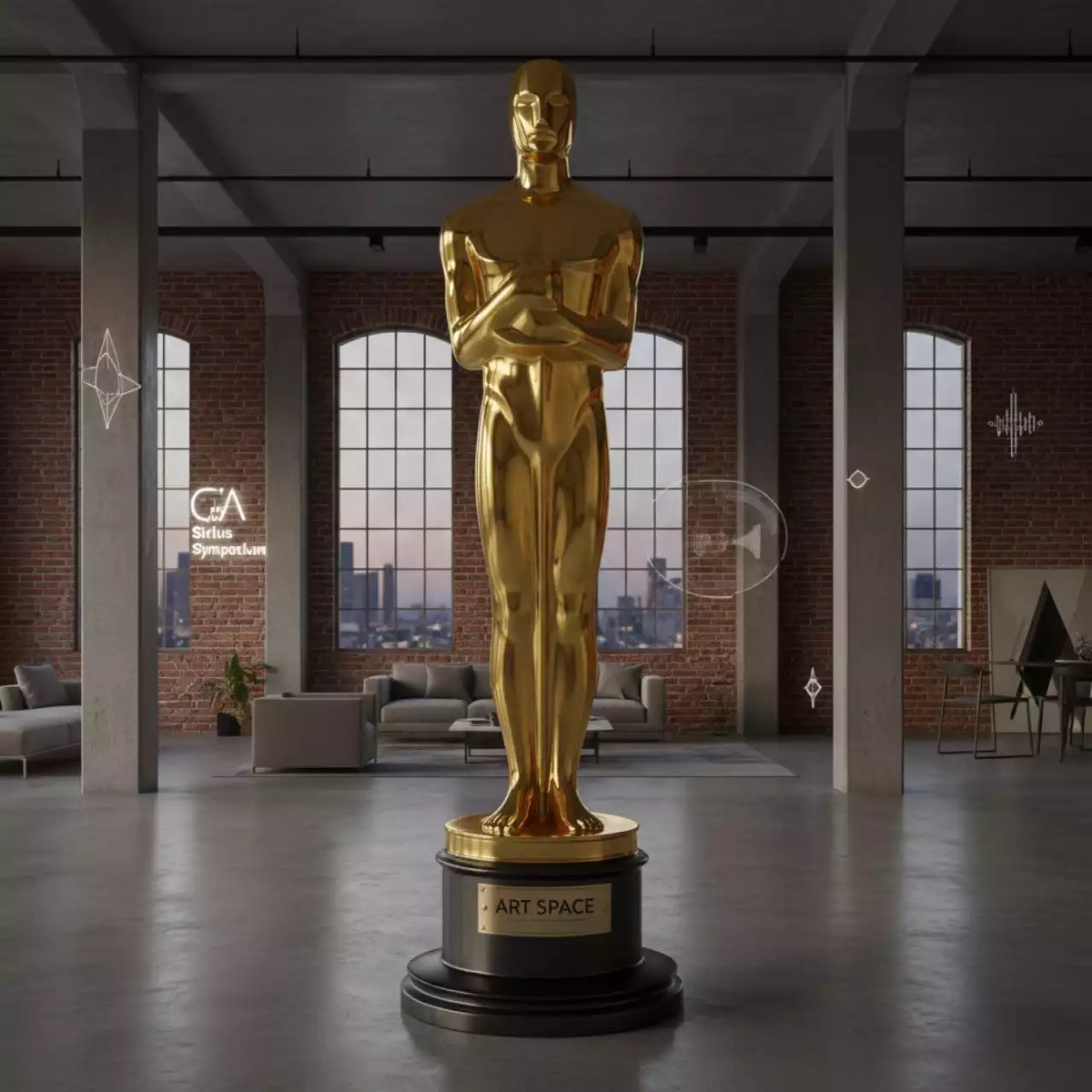 Аренда Статуи Оскара 180 см в Alpha Sirius — ART SPACE