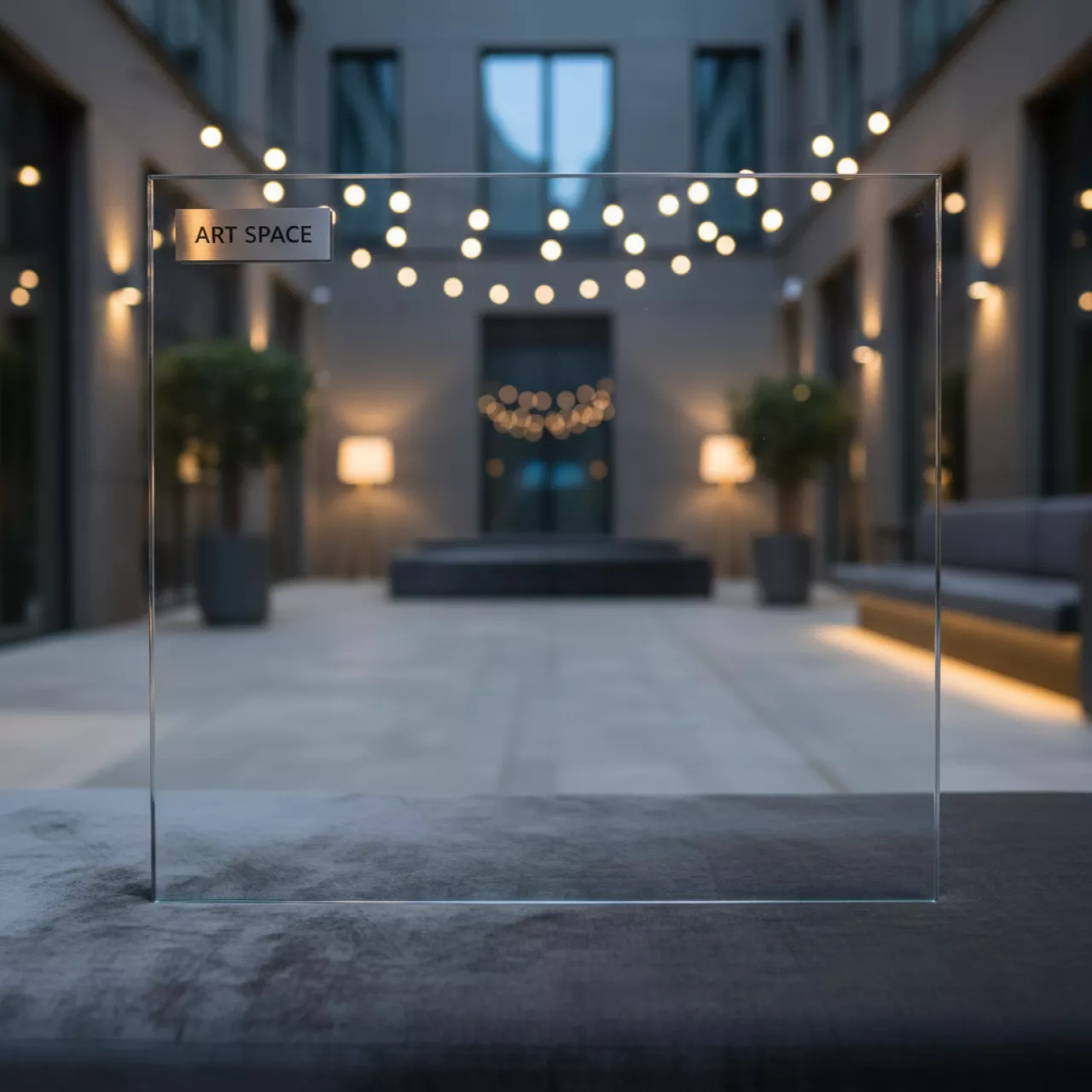 Аренда Стекло квадратное прозрачное в Courtyard by Marriott Sochi — ART SPACE