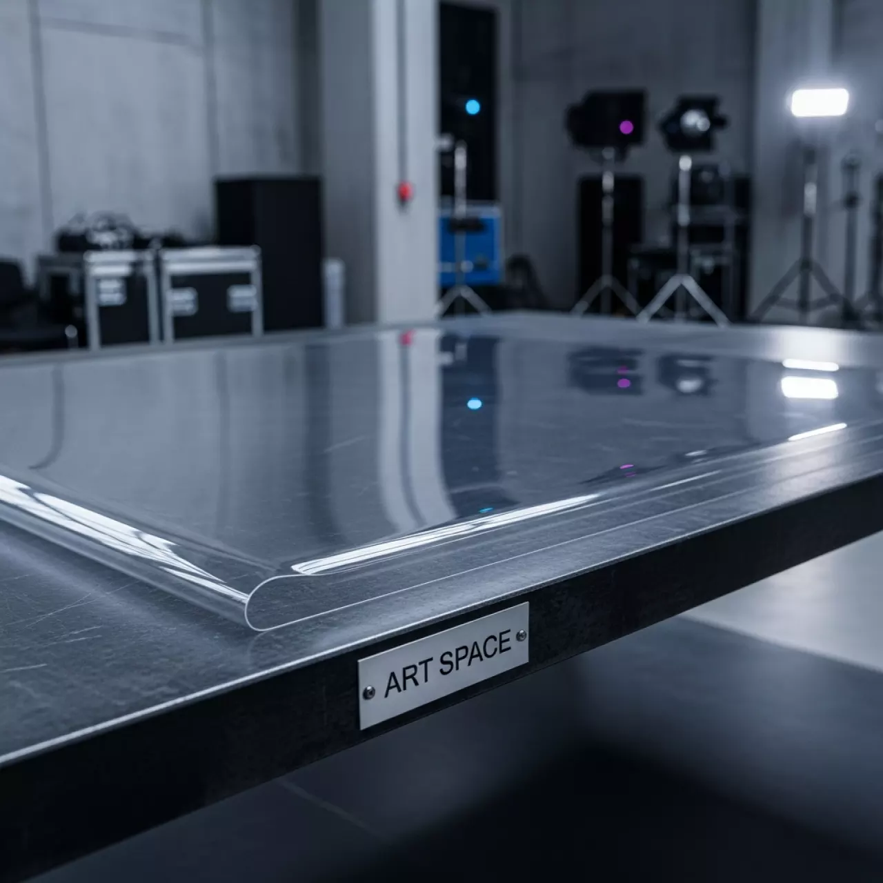 Аренда Стекло мягкое 2,5 мм 2400х900 в МФК «Горный» — ART SPACE