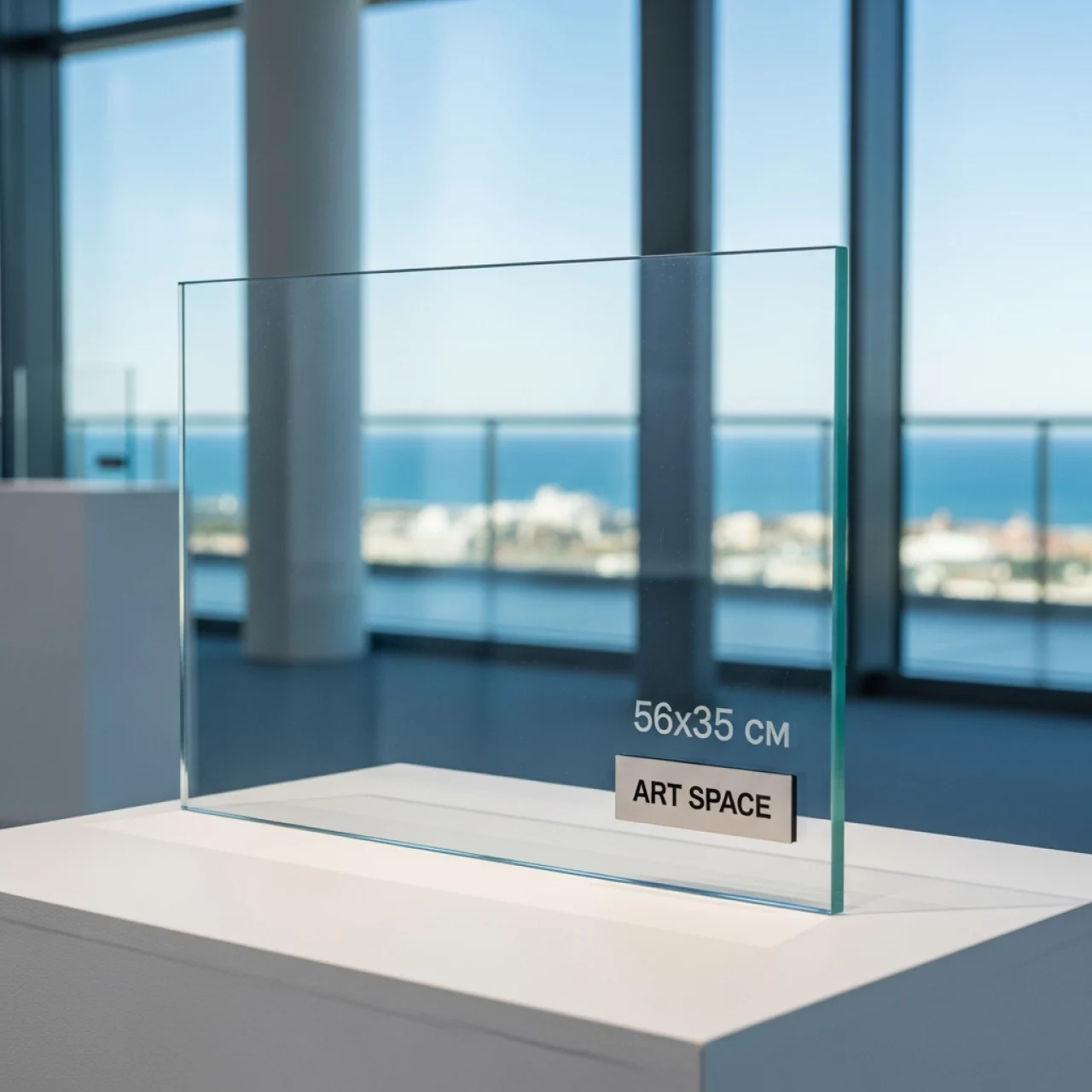 Аренда Стекло прямоугольное 56х35 см на территории Морпорта Сочи — ART SPACE