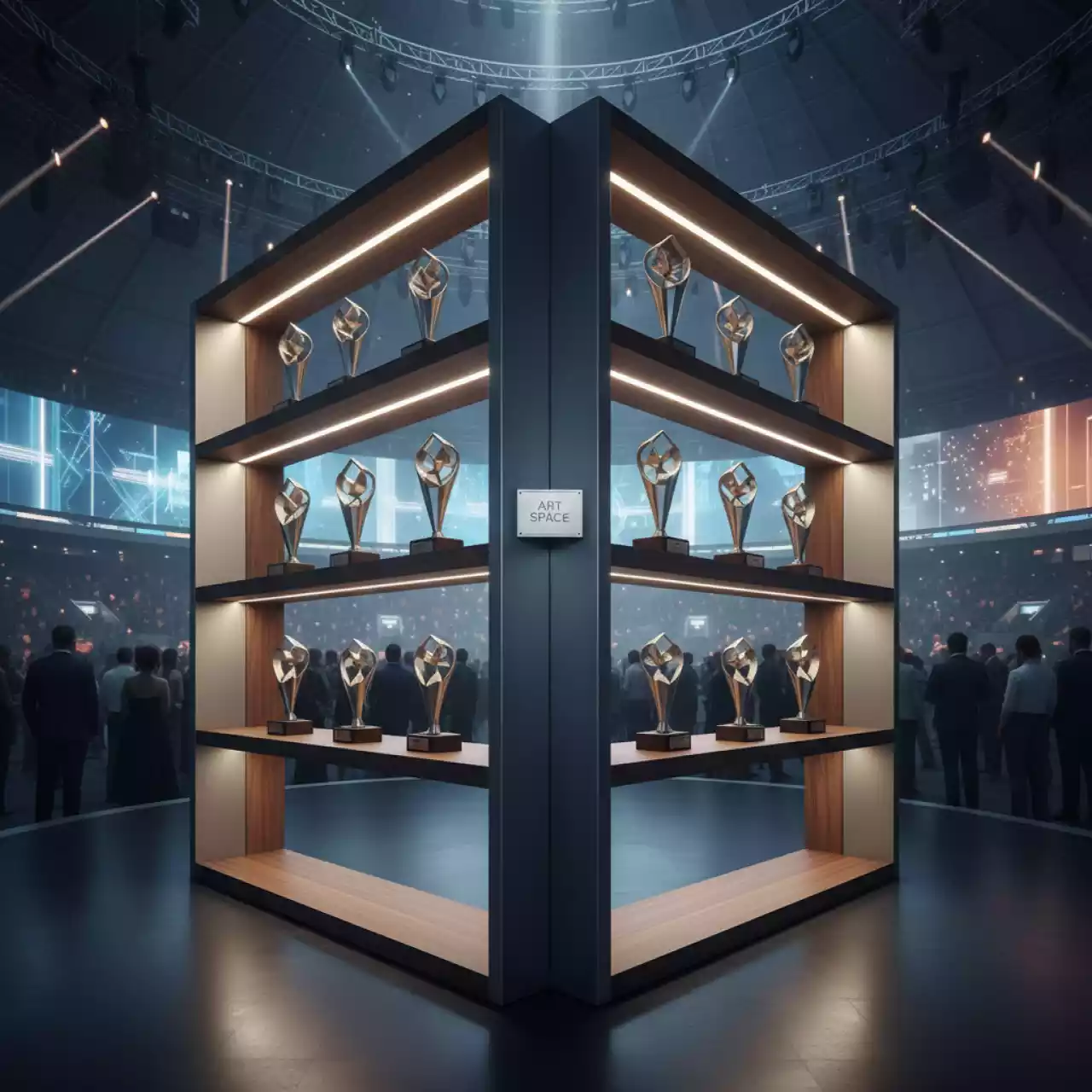 Аренда Стеллаж 05 в VK Stadium Sirius — ART SPACE