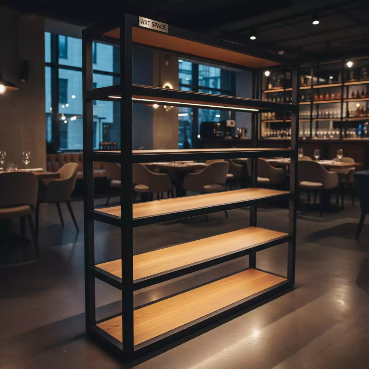 Аренда Стеллаж 08 в ресторане «Плакучая Ива» — ART SPACE