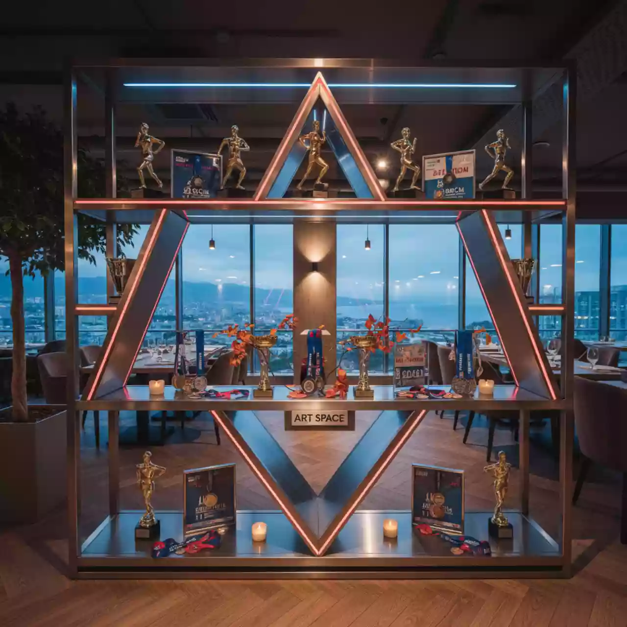 Аренда Стеллаж 107 Лофт в ресторане «Высота 5642» — ART SPACE