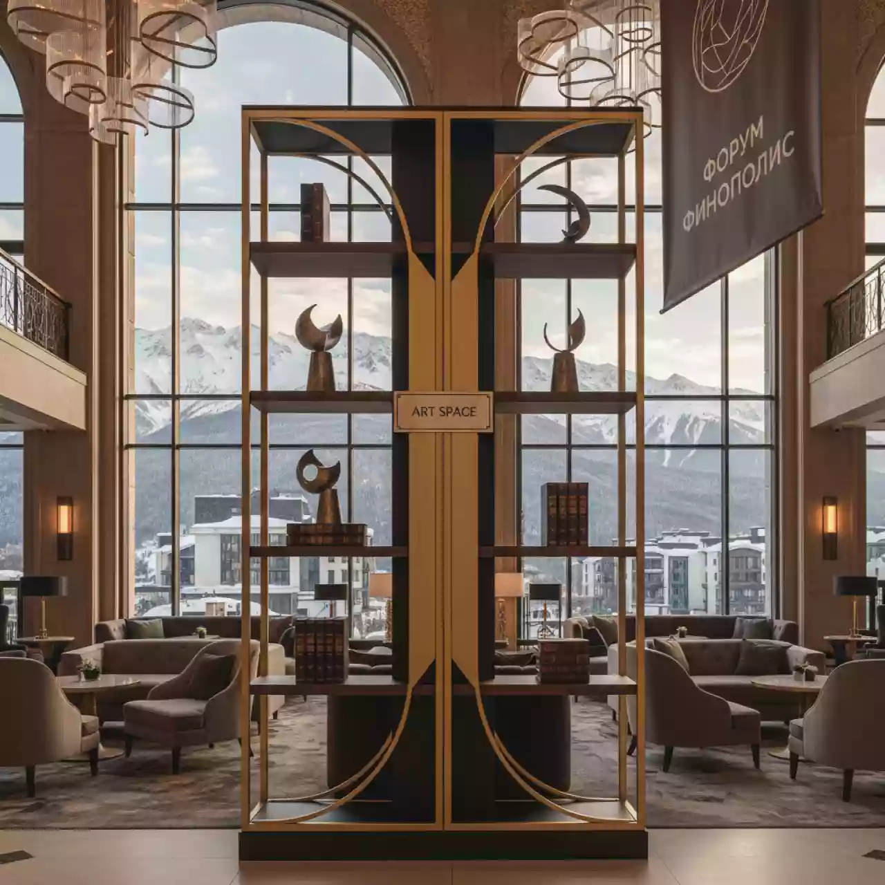 Аренда Стеллаж 200х100х40 см в Rixos Krasnaya Polyana — ART SPACE