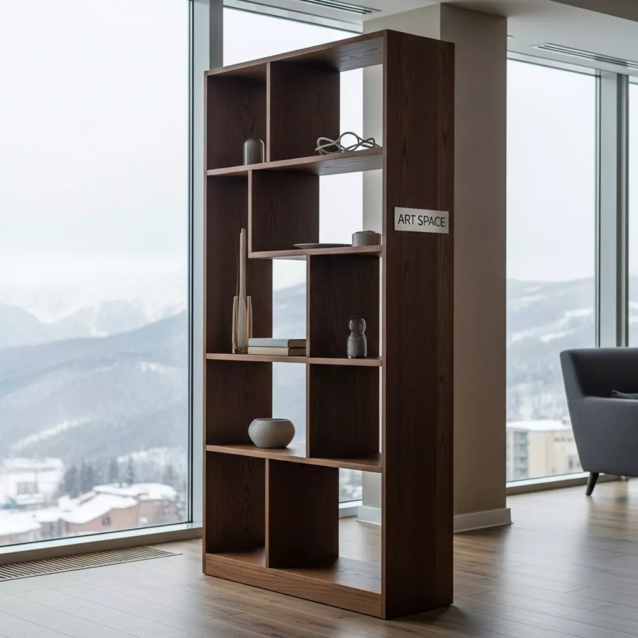 Аренда Стеллаж 400х450х2116 венге в Courtyard by Marriott Sochi — ART SPACE