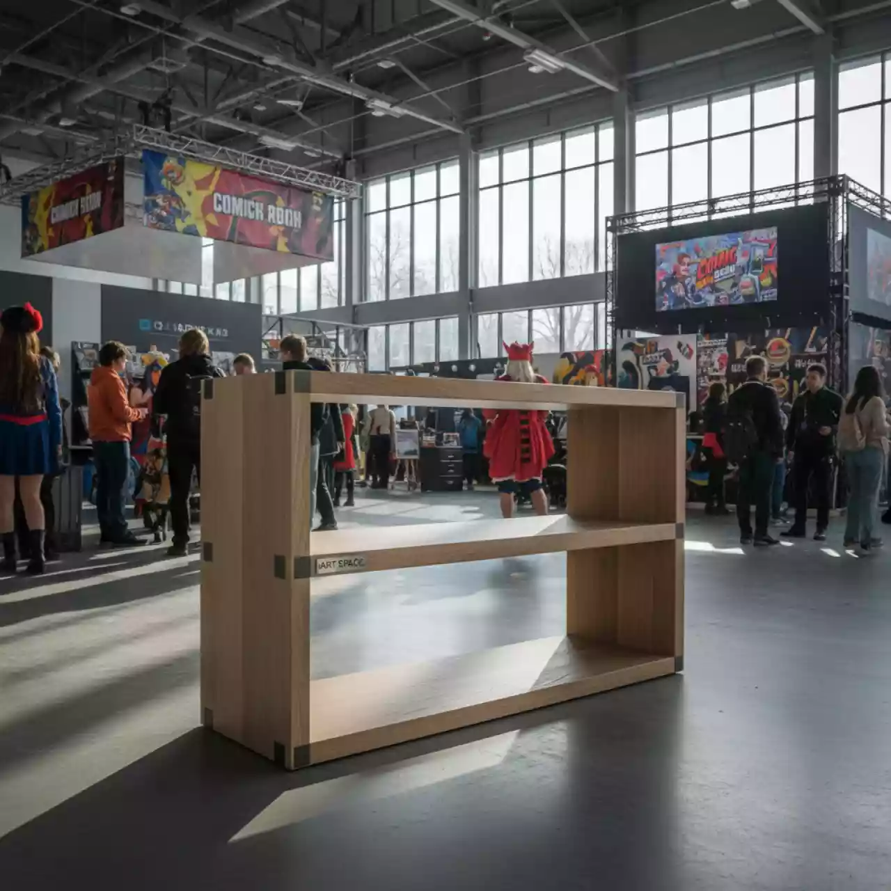 Аренда Стеллаж 800х450х1348 шамони светлый в Karat Resort — ART SPACE