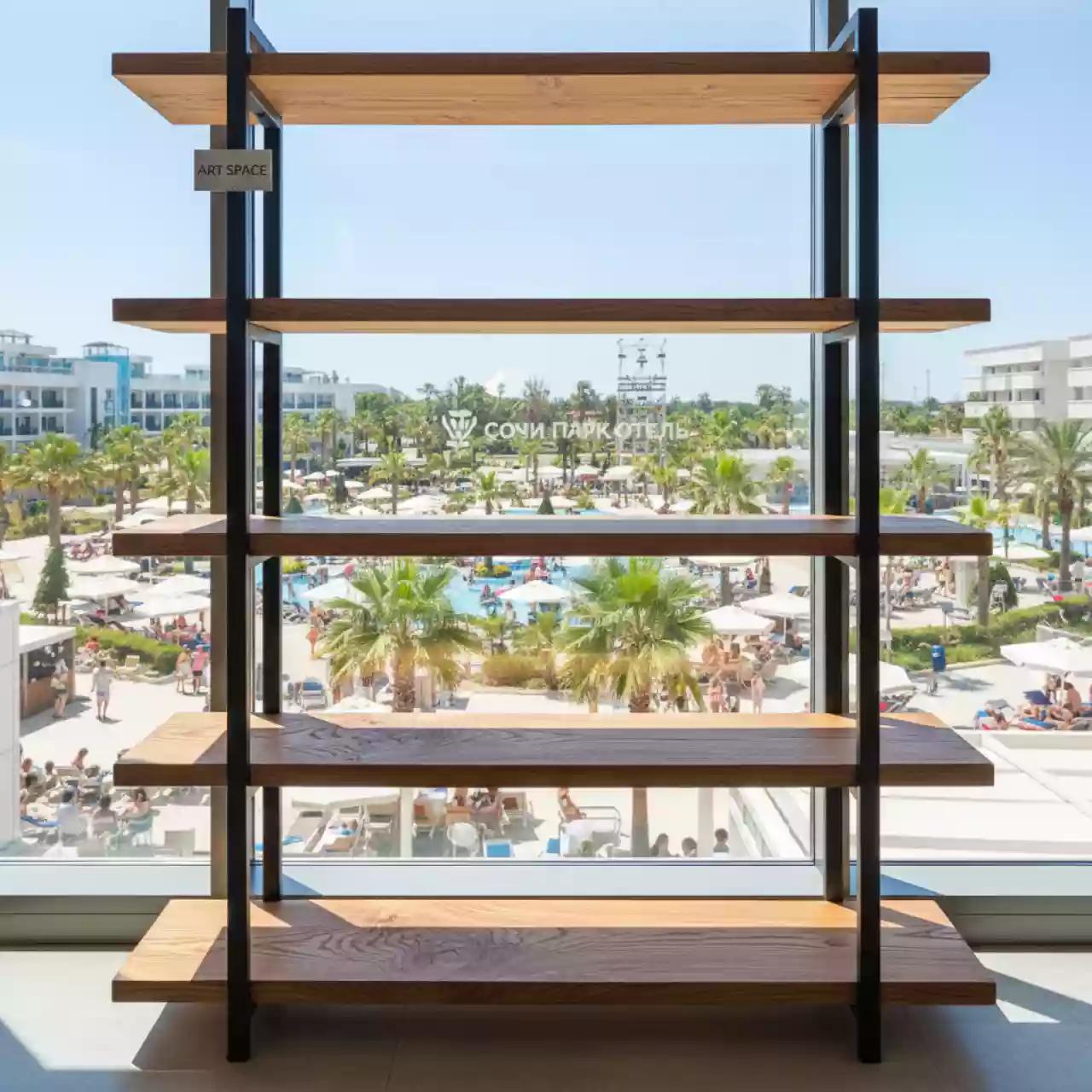 Аренда Стеллаж кантри в Сочи Парк Отеле — ART SPACE