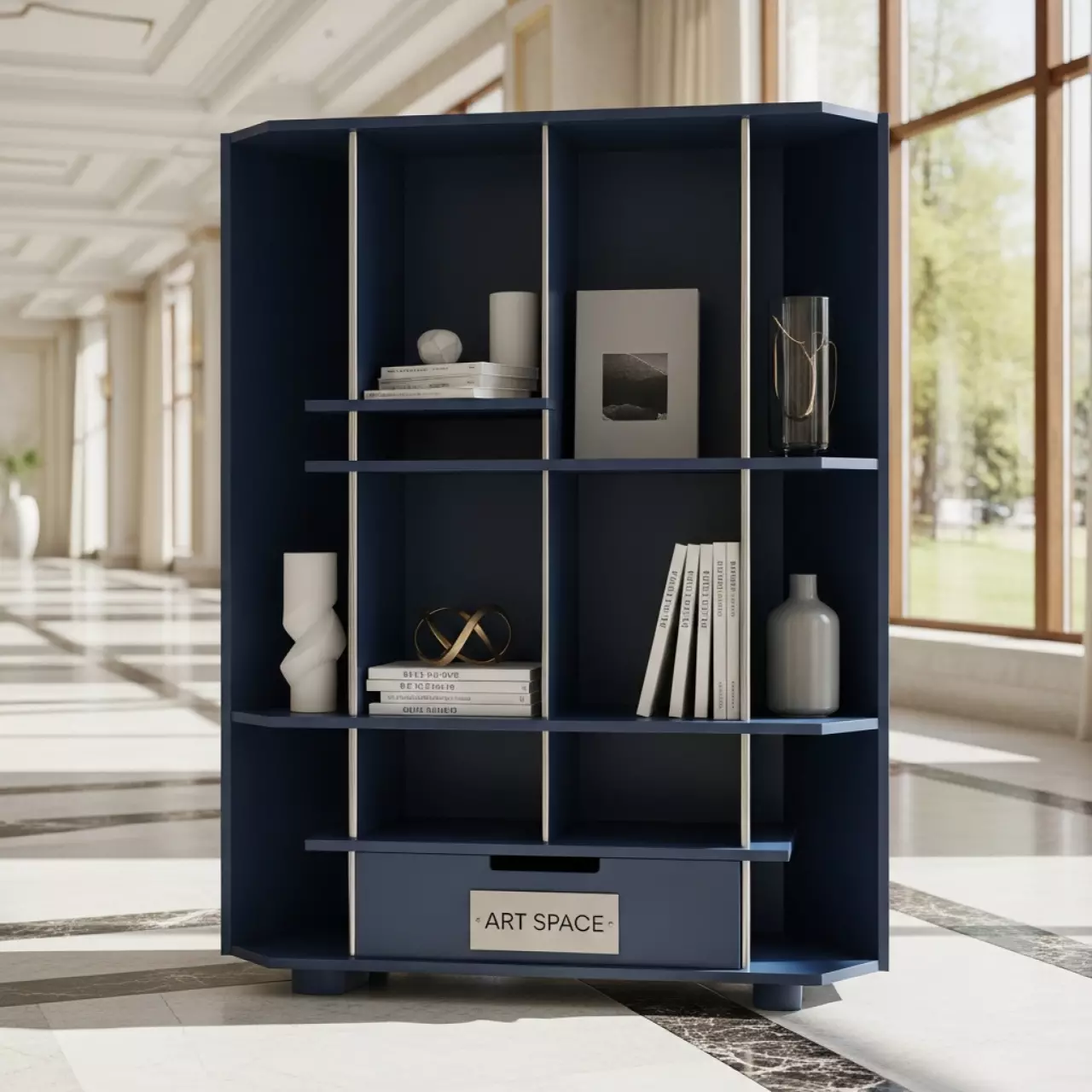 Аренда Стеллаж книжный пластиковый Mybook 4х5 Standard в Sochi Marriott Krasnaya Polyana — ART SPACE