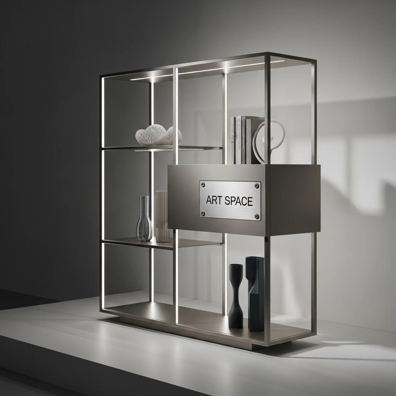 Аренда Стеллаж MALAGA LUX в санатории «Русь» — ART SPACE