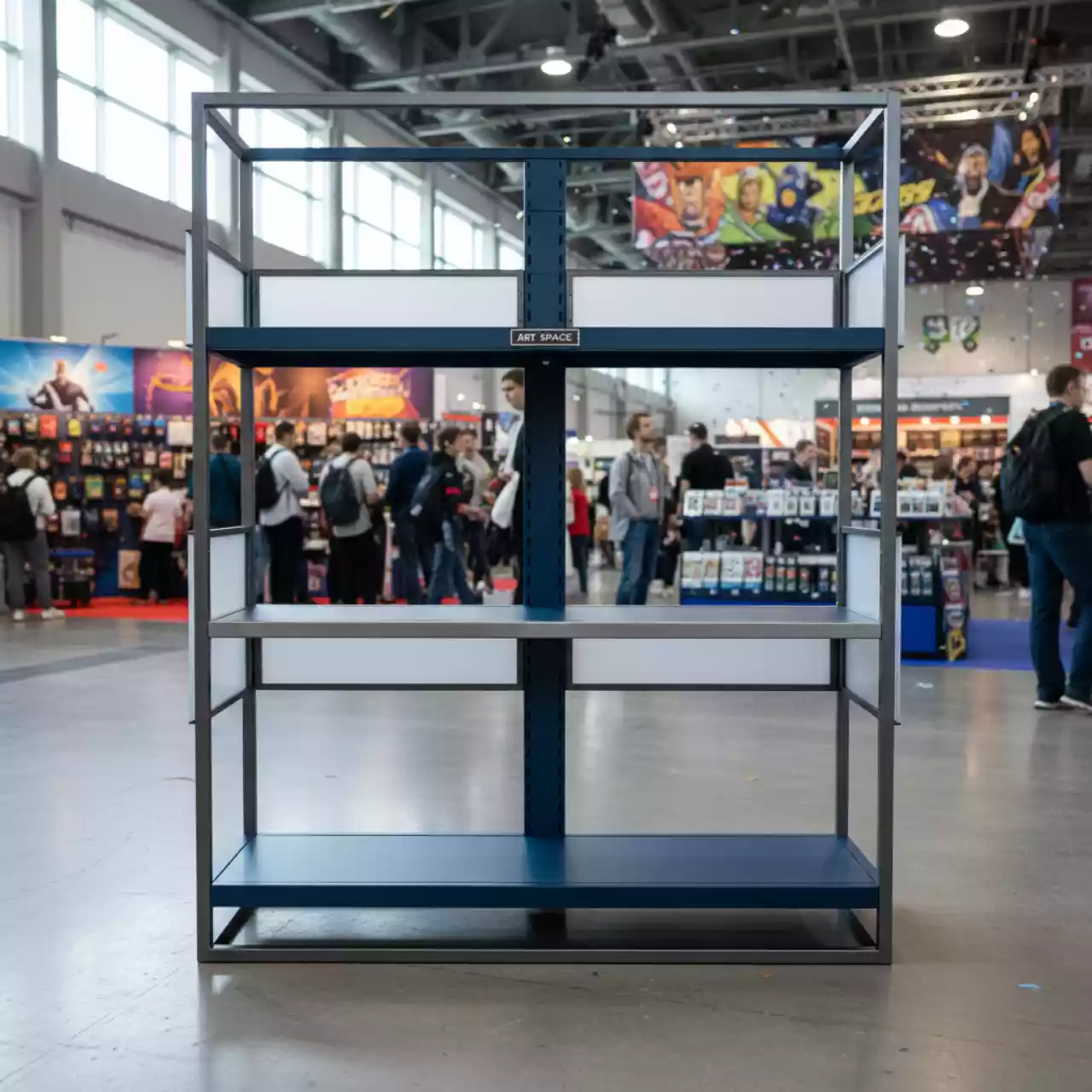 Аренда Стеллаж металлический МЛ 16 с ограничителями 1000х500 мм в отеле «Звездный» — ART SPACE