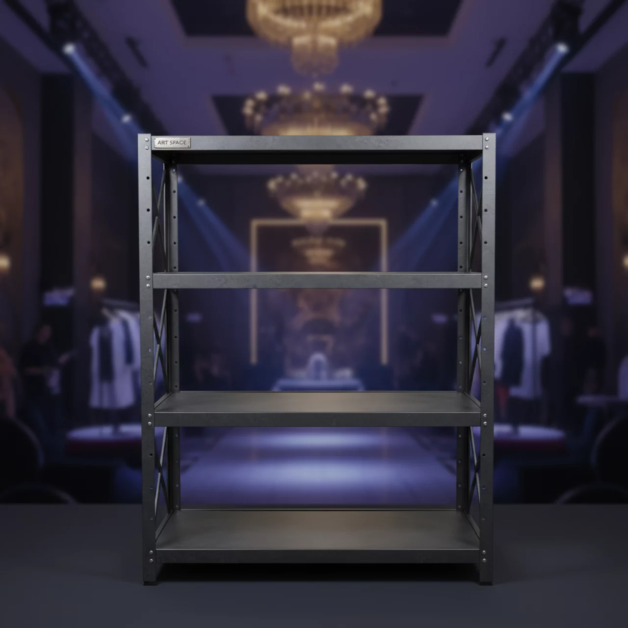 Аренда Стеллаж металлический Практик MS 185 100х60 4 полки в казино «Сочи» — ART SPACE