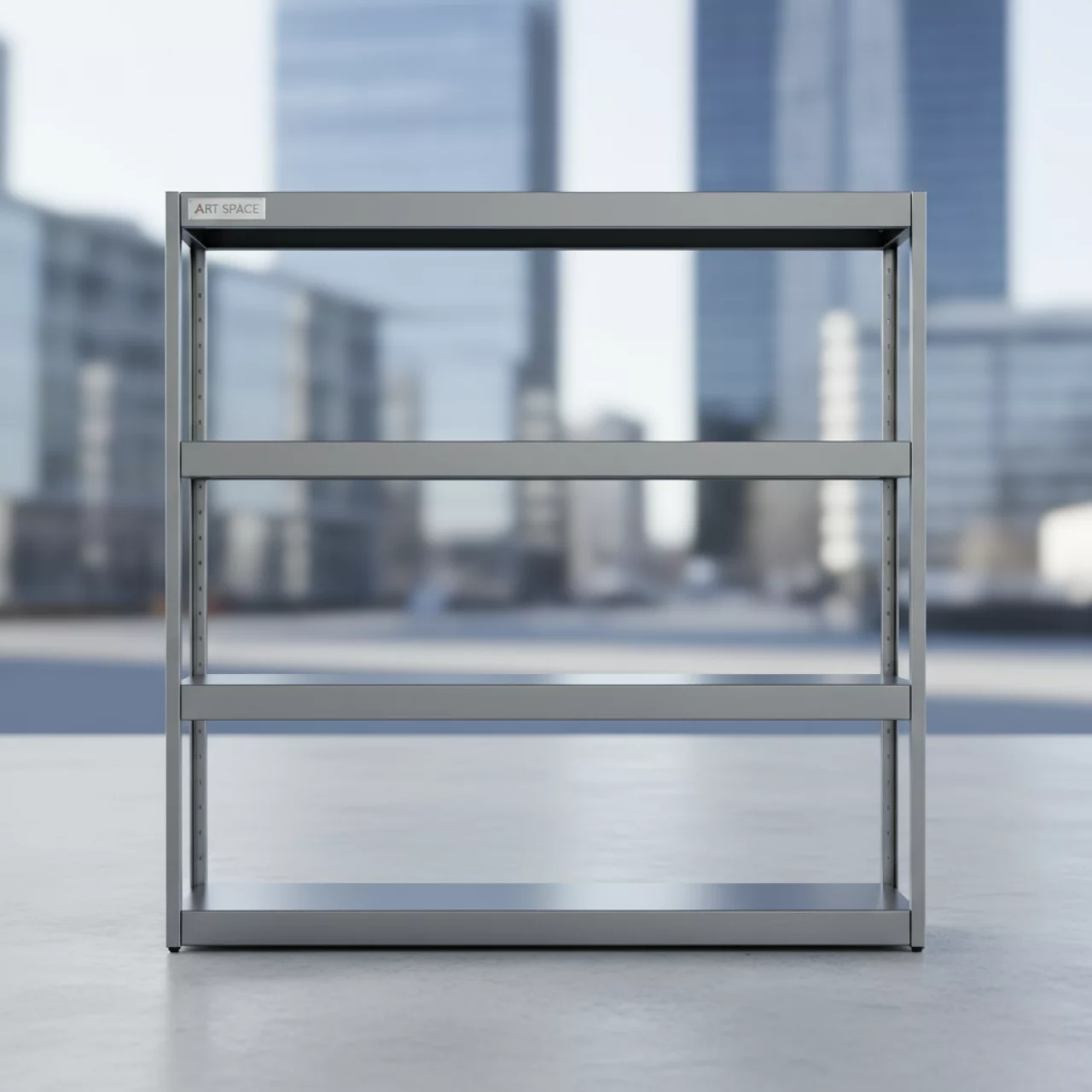 Аренда Стеллаж металлический Практик SB 200 100х40 4M серый на Медальной площади — ART SPACE