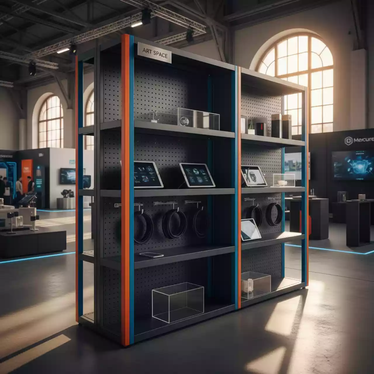 Аренда Стеллаж перфорированный 50 серия в Mercure Сочи Центр — ART SPACE