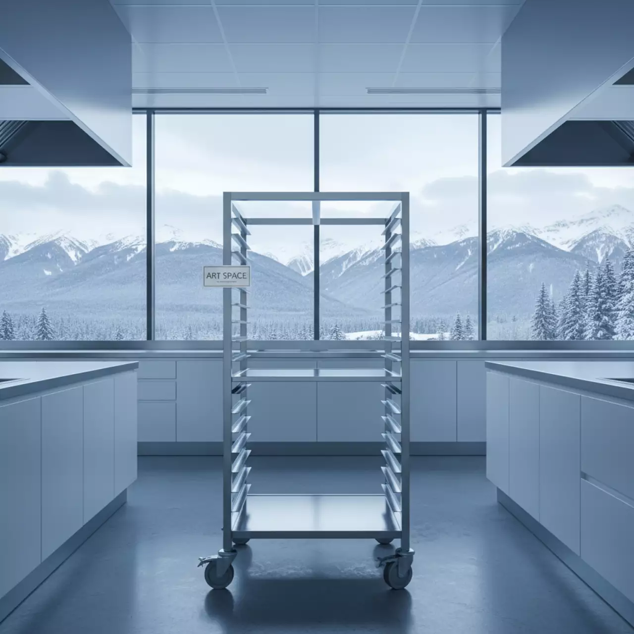 Аренда Стеллаж шпилька для гастроемкости GN 1 15 уровней на курорте «Газпром» (Альпика) — ART SPACE