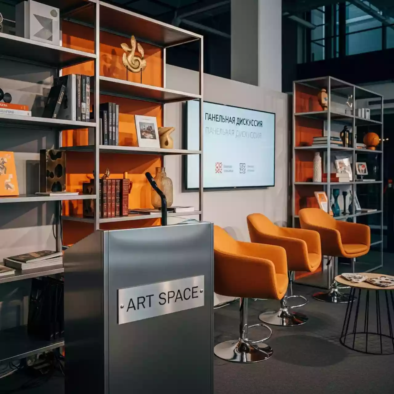 Аренда Стеллажи из нержавеющей стали в санатории «Октябрьский» — ART SPACE