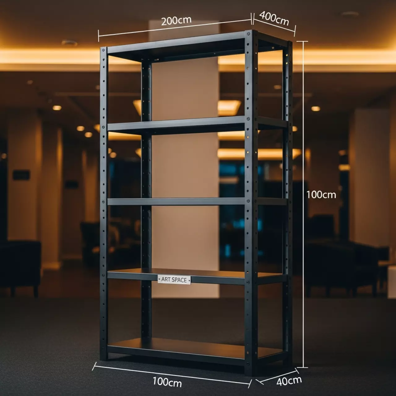 Аренда Стеллажи металлические 200х100х40 см в Courtyard by Marriott Sochi — ART SPACE