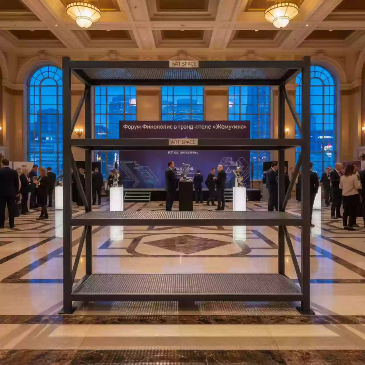 Аренда Стеллажи металлические 3 полки в гранд-отеле «Жемчужина» — ART SPACE