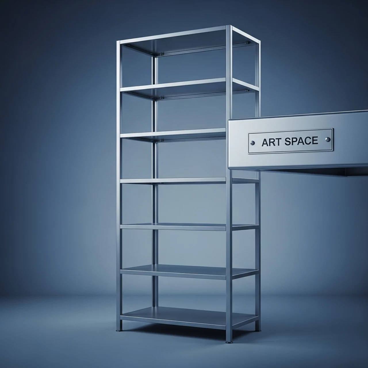 Аренда Стеллажи металлические 6 полок в Mantera Supreme — ART SPACE