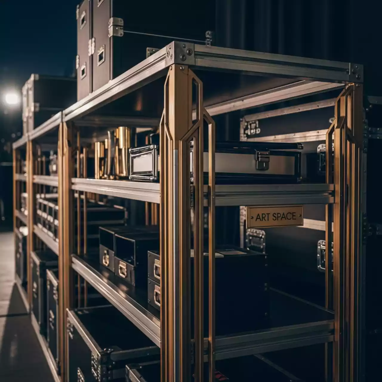 Аренда Стеллажи металлические для инвентаря в Red Arena — ART SPACE