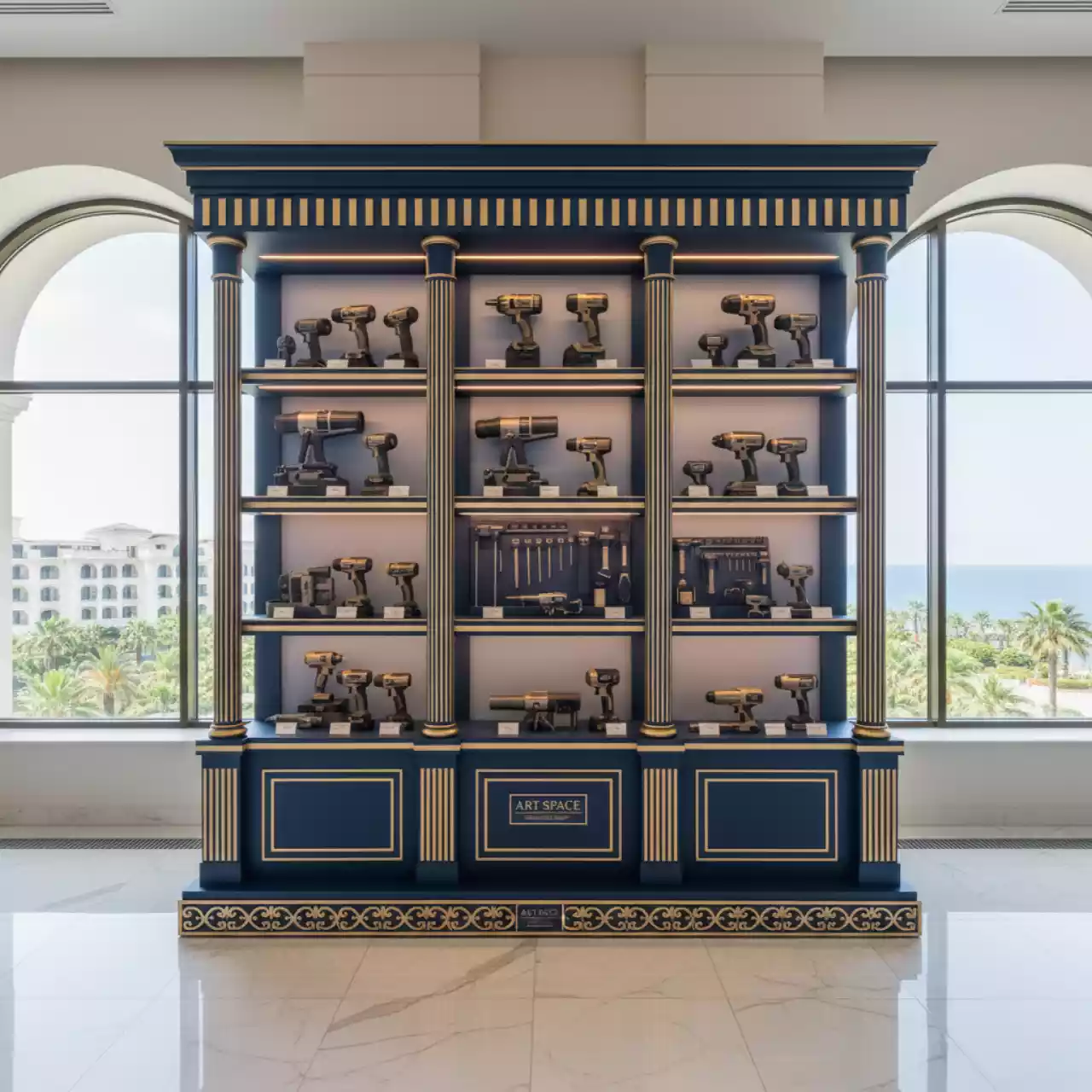 Аренда Стеллажи металлические инструментальные в комплексе Sea Galaxy — ART SPACE