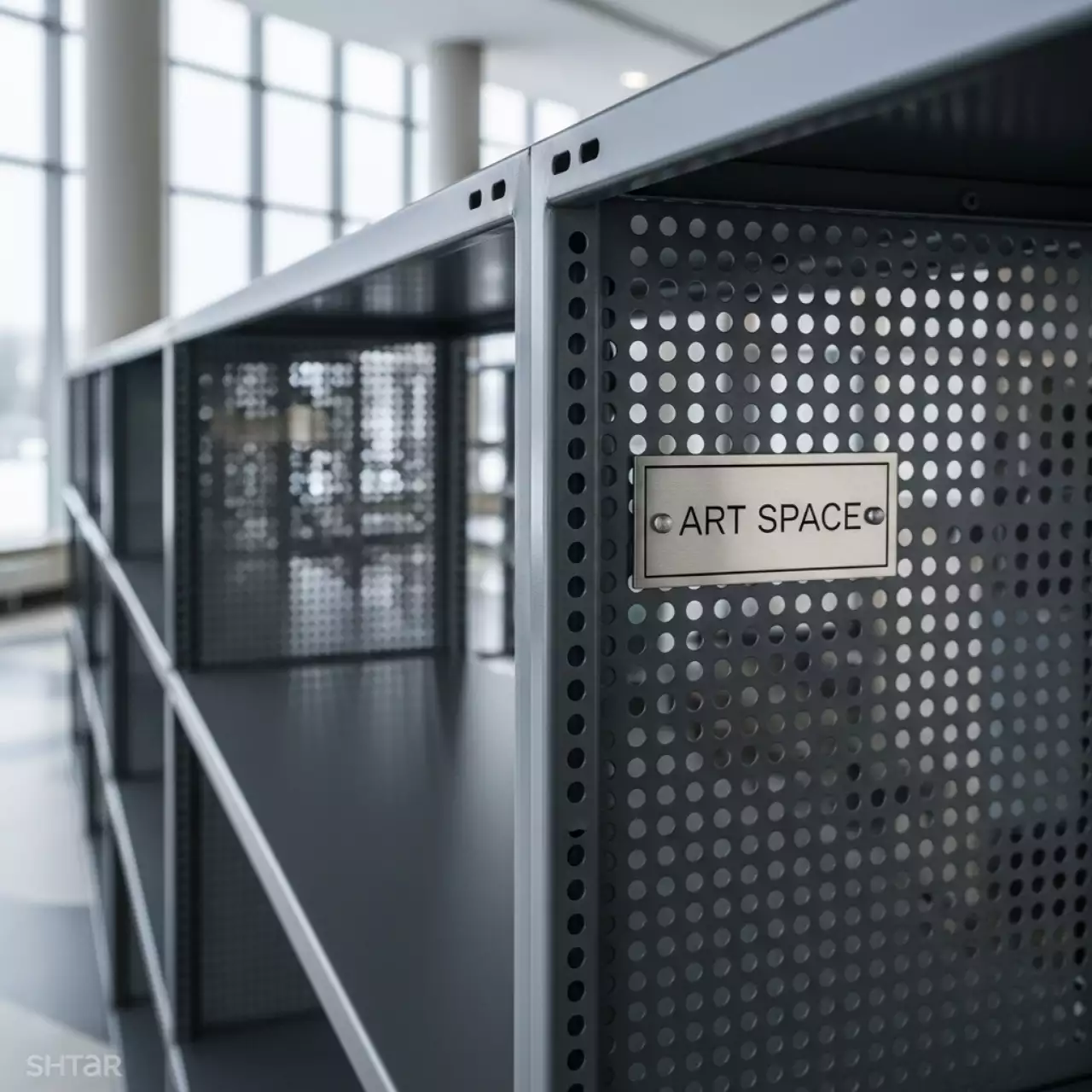 Аренда Стеллажи перфорированные металлические в санатории «Сочи» — ART SPACE