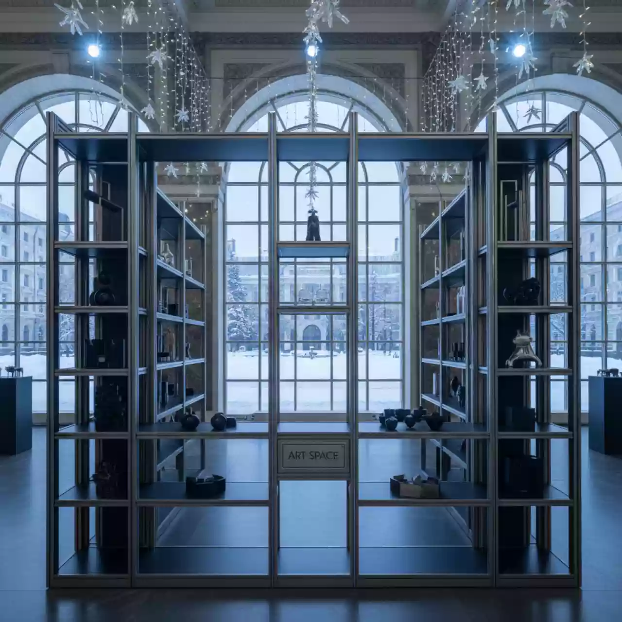 Аренда Стеллажи сборные металлические для склада на Медальной площади — ART SPACE