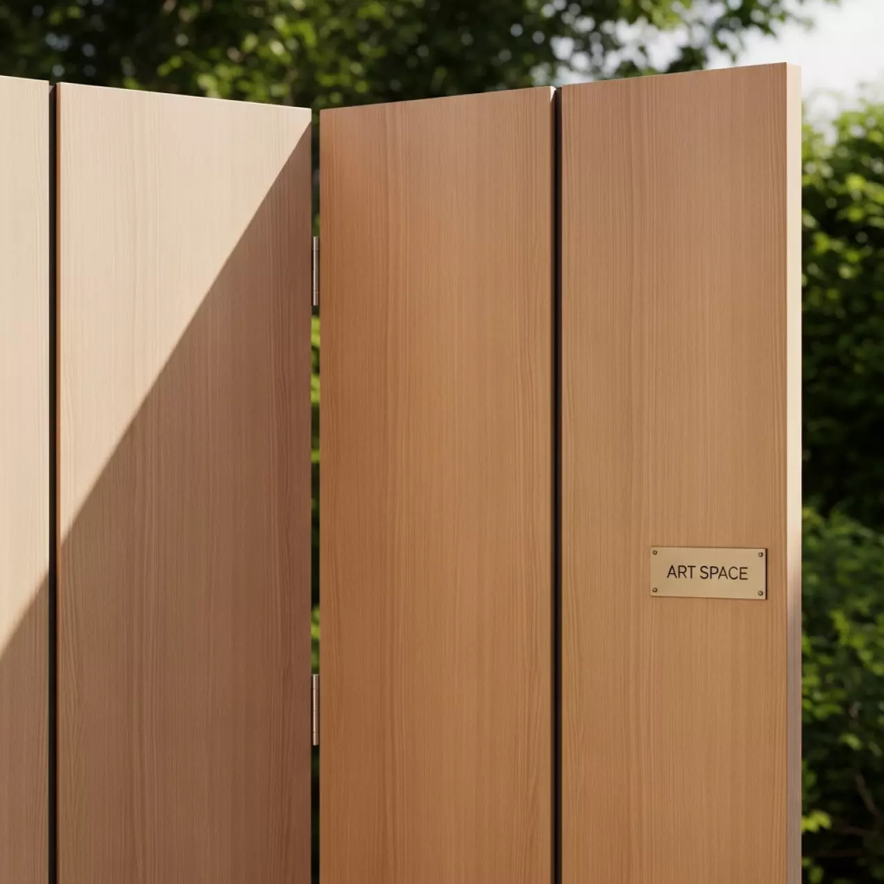 Аренда Стена деревянная трехстворчатая на вилле «Анна» — ART SPACE
