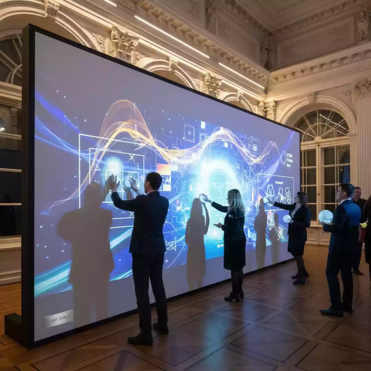 Аренда Стена интерактивная Interactive Project Кидалки обучалки без корпуса в усадьбе Голицына — ART SPACE