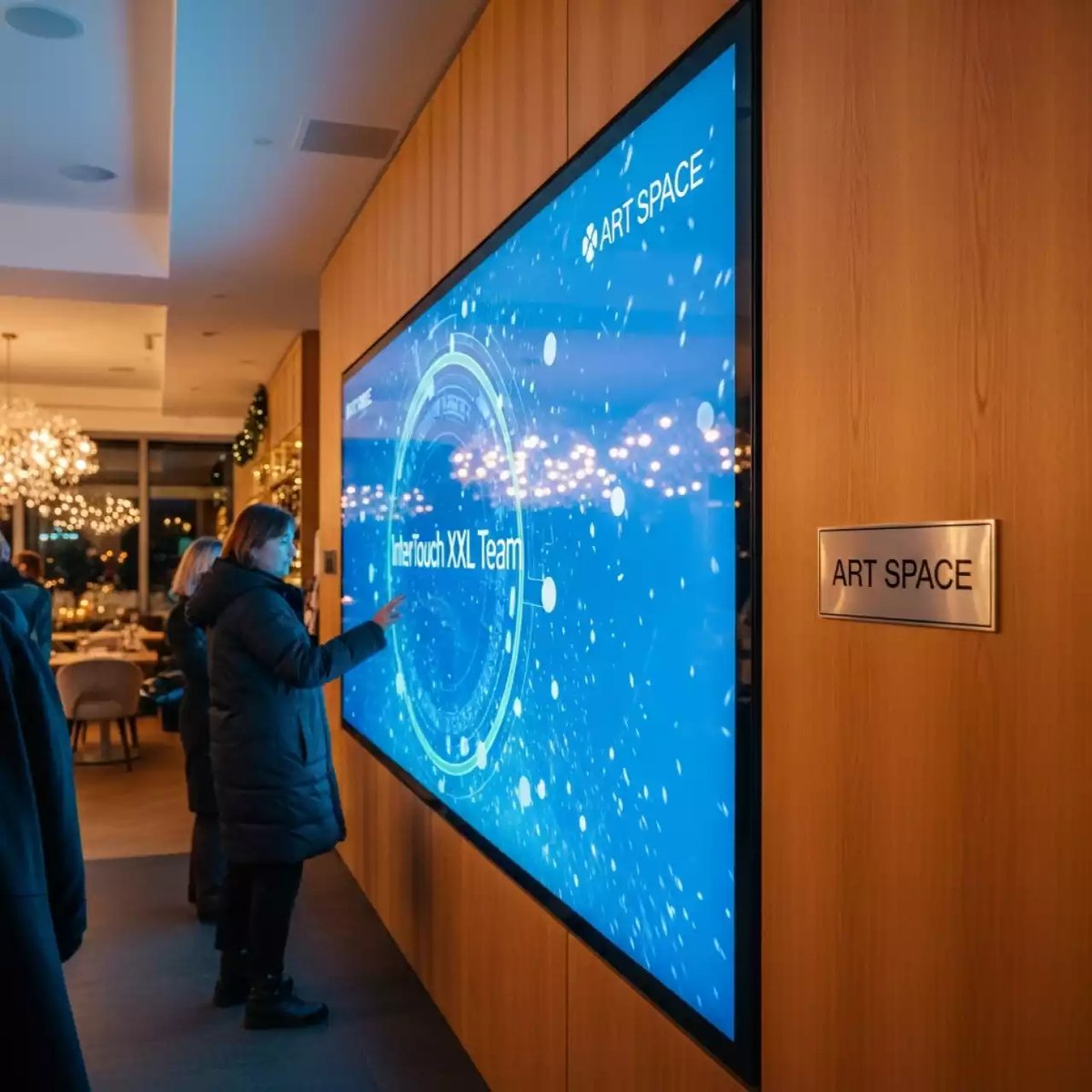 Аренда Стена интерактивная InterTouch Версия XXL Team в ресторане «La Terrazza» — ART SPACE