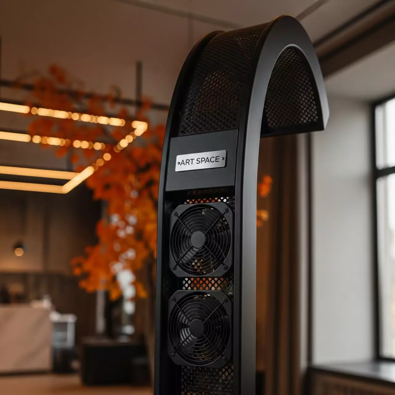 Аренда Стенд арочный black 0,8х1,9 для 3 вентиляторов в санатории «Русь» — ART SPACE