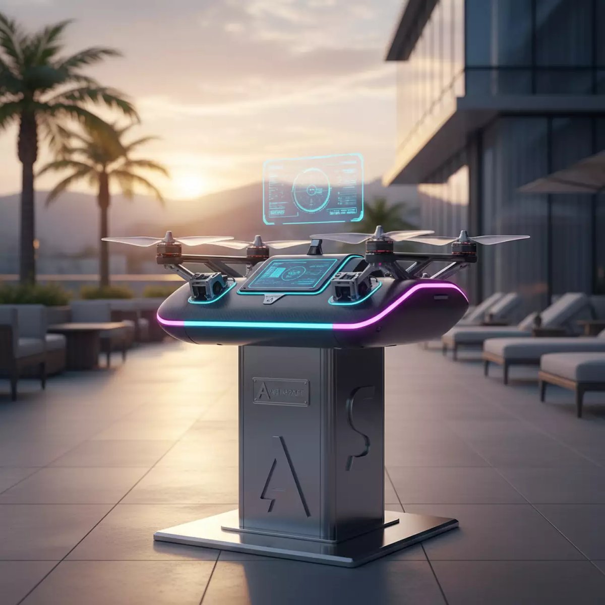 Аренда Стенд для испытания винтомоторных групп BRLab в Courtyard by Marriott Sochi — ART SPACE