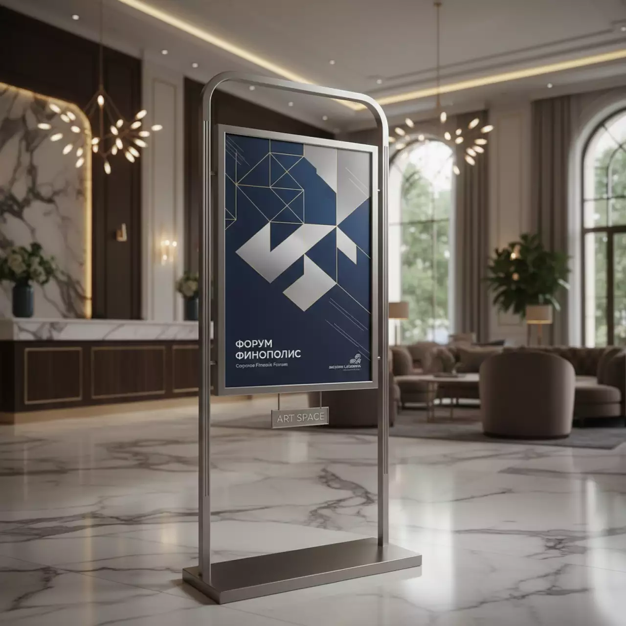 Аренда Стенд для постера A3 в отеле Radisson Lazurnaya — ART SPACE