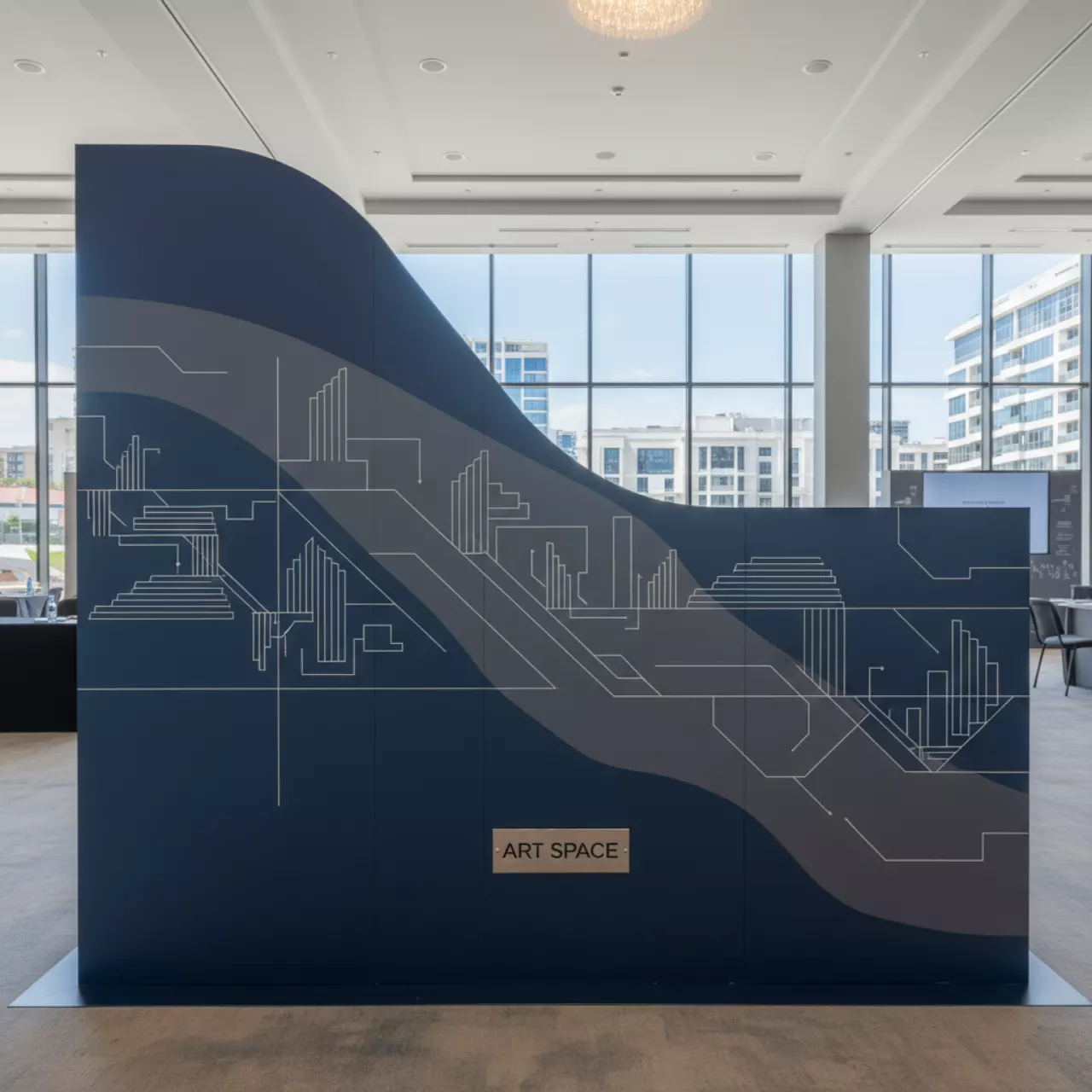 Аренда Стенд фолд ап волна в Courtyard by Marriott Sochi — ART SPACE